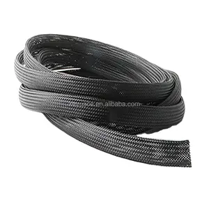 NLPA- Nylon Braided Sleeving / Nylon woven tube use for wiresCables Protective/ PA6 Braided sleeving