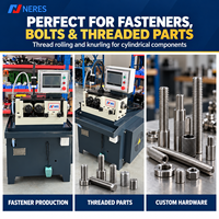 Machine à rouler les filets CNC entièrement automatique Neres, haute capacité, pour la production en série de filetages uniformes et moletés