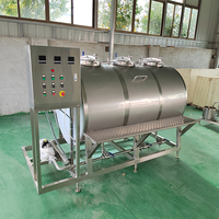 500l 1000l petit réservoir intégré de CIP/système de nettoyage de CIP/système de CIP pour des réservoirs de brassage de jus de lait de laiterie