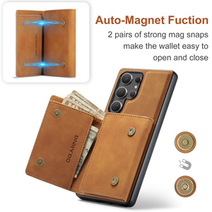 Funda para Teléfono <span class=keywords><strong>Samsung</strong></span> Galaxy S26 Ultra con Carga Inalámbrica, Soporte Magnético para Tarjetas, Piel Sintética, Compatible con S25 Plus, S24, S23, S22, A16, A36, A73 - Product Image 5