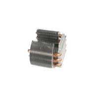 Profilé d'extrusion d'aluminium personnalisé dissipateur de chaleur à ailettes pour lampe de scène à LED ailerons à fermeture éclair dissipateur thermique coupe pliage soudage traitement