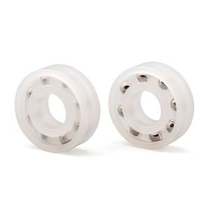 Roulement à billes en céramique PP résistant à la corrosion 6200-6206 ABEC-7 Précision étanche avec cage en PTFE/PEEK - Product Image 6