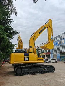 รถขุดตีนตะขาบ PC260 ขนาด 26 ตัน ควบคุมด้วยระบบไฮดรอลิก PLC เครื่องยนต์ 141 กิโลวัตต์ กำลังขุดสูง ได้รับการรับรองมาตรฐาน CE พร้อมสำหรับงานหนัก - Product Image 3