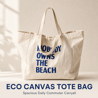 Bolsa de Mano Grande de Lona con Estampado de Letras y Eslogan, Bolso de Hombro para Mujer, Estilo Coreano, de Algodón, para Compras y Viajes