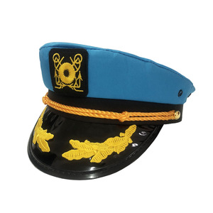 Gorra de <span class=keywords><strong>Capitán</strong></span> Blanca al por Mayor, Gorra de la Marina Americana, Gorra de Marinero Europeo-Americano, Sombrero de Yate, Gorra de Marinero para Fiestas - Product Image 5