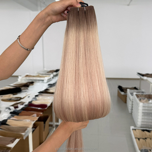 Extensiones de Cabello Humano Remy 100% Virgen, Nueva Tendencia de Fábrica, Genius Weft XO Hole Invisible Butterfly Weft - Product Image 4