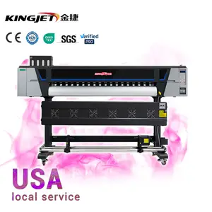 KingJet 1.8m 3.2m ecosolvent printer large format eco solvent printer for Flex Banner