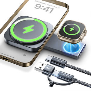 Cargador Inalámbrico 2 en 1 Plegable de Escritorio con Succión Magnética, Apto para Apple Watch, Base de Carga Inalámbrica Portátil Rápida - Product Image 5