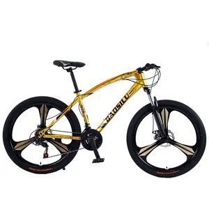 High Quality Men's Off-Road Mountain Bike 21-Speed Fixed Gear Mtb Cycle with Steel Frame and Disc Brake Bicicleta