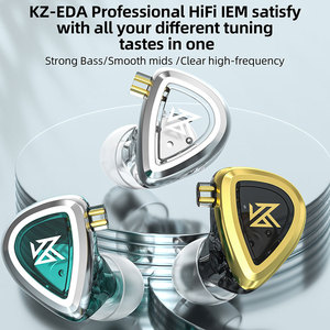 หูฟัง KZ EDA 3 คู่ 3 ระบบเสียง หูฟังออกกำลังกายตัดเสียงรบกวน HIFI แบบใส่ในหู หูฟังมอนิเตอร์แบบถอดสายได้ หูฟังบาลานซ์ไร้สาย - Product Image 6