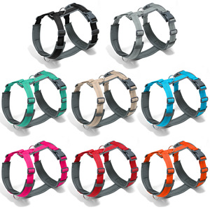 Harnais pour <span class=keywords><strong>chien</strong></span> anti-traction en forme de H, réglable, respirant, en nylon, rembourré, réfléchissant, robuste, à libération rapide, en stock - Product Image 2
