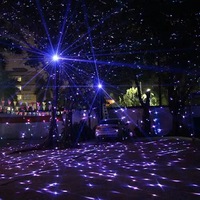 ST2000-RGB-FY Projecteur de Noël extérieur avec lumières laser pour décorations d'arbre de Noël et grande piste de danse