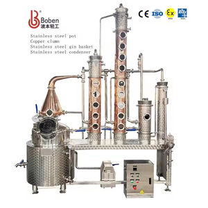 Équipement de distillation en cuivre Boben 125L / Distillateur de moonshine / Distillerie avec tour pour 99,9% d'alcool éthylique - Product Image 4
