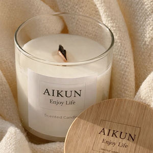 AIKUN Home Decor Scented <b>Candle</b> Glass Soy Wax <b>Candle</b> for Wedding Gift Retail OEM ODM Factory - Product Image 2