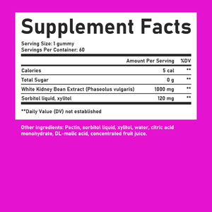 Private Label White Kidney Bean Gummies with White Kidney Bean Extract Appetite Supports Carb Control Rich in Antioxidants - Product Image 2