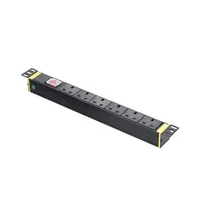 Armoire personnalisée d'usine pdu 200A Smart Meter C19 PDU Socket Rack Unité de distribution d'énergie Serveur PDU