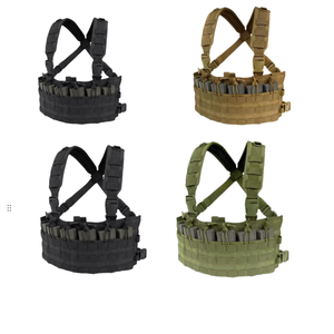 เสื้อกั๊กคาดอกแนวยุทธวิธีเสื้อกั๊กนิรภัยแบบยุทธวิธีอุปกรณ์สำหรับหน้าอกจู่โจมอย่างรวดเร็ว - Product Image 1