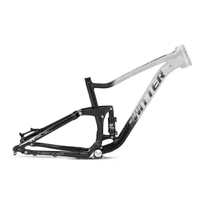 Twitter Bike Frame Tracker marco bicicleta aluminio 29 Disc Bike Frame mtb aluminio MTB Full Suspension Frame con KS Rear Shox