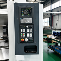 Centre de tournage CNC de taille moyenne avec deux broches, deux tourelles et axe Y, système FANUC, 380V, 550 tr/min