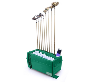 2025 SHURAN Máquina dispensadora automática portátil de pelotas de golf Caja verde OEM personalizada Fabricante de plástico sin potencia - Product Image 5