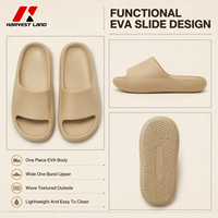 Sandalias de EVA de Color Personalizado, Moldeadas en una Sola Pieza, Ligeras, Antideslizantes, con Punta Abierta, para Hombres y Mujeres, para Interiores y Exteriores