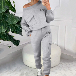Женский спортивный костюм с карманами - Product Image 1