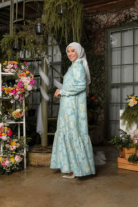 Túnica femenina transpirable de chifón Luna con volantes y cremallera para salidas diarias con estilo - Product Image 2