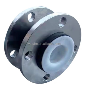 Compensateur de manchon en tube HT EPDM avec bride en acier inoxydable 316 DN50 PN16 avec matériau intérieur en PTFE - Product Image 1
