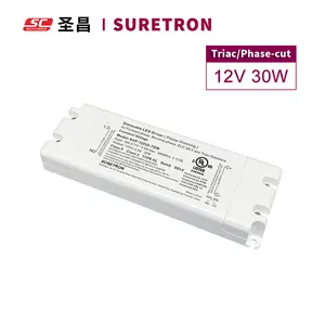 Triac 30w 60w 80w 90w 100w 120w 150w alimentation 24v 192w 200w 300w 320w 360w 384w 600w w Dimmable LED Driver 12v