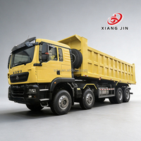Подержанный самосвал Sinotruk Howo NX, 12 колес, грузоподъемность 41-50 т, дизельный двигатель 351-450 л.с., стандарты выбросов Евро 2-5, общая масса 20-25 т.