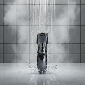 Tondeuse à cheveux rechargeable en plastique Kairui HC-001 pour usage sur la tête, utilisation humide/sèche sous la douche, nettoyage facile - Product Image 3