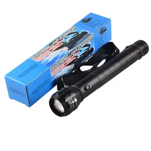 Wholesale Big LED Long Flashlights Powerfull Heavy Duty High Beam Flash Torch for Fishing Hunter