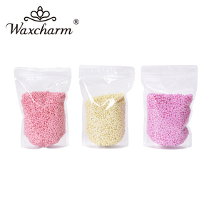 Haricots de cire dure dépilatoires sans colophane avec conception de logo personnalisée pour l'épilation 1000g de perles de cire chaude indolore - Product Image 2