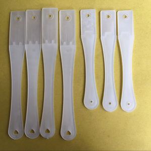 High Quality PP Transparent Virgin Material Advertising Gift Fan Rivet Handles 13.5*2CM for Plastic Crafts