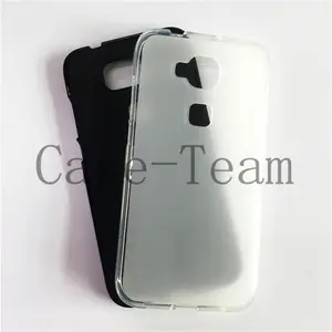 Hersteller Großhandel Matte TPU Hüllen Soft Frosted Back Cover Silikon Handy hülle Für Huawei G8 Schwarz