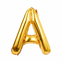 Ballons en feuille métallisée en forme de lettres, vente en gros pour une décoration de fête époustouflante