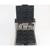 Machine commerciale de gaufrier en forme de patte de chat Mini gaufrier électrique prix de gros avec casserole amovible