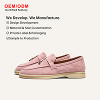 Mocassins en tricot de cachemire pour femmes, doux, confortables, chauds, respirants, légers, à enfiler, chaussures plates, confortables, décontractées, pour l'automne