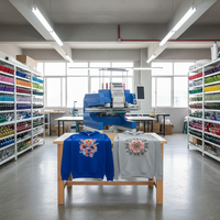 Machine à broder ZHIYU informatisée automatique à tête unique 12 aiguilles haute précision, nouveau modèle, moteur à engrenages, pour usage domestique et vente au détail, broderie de casquettes 1200