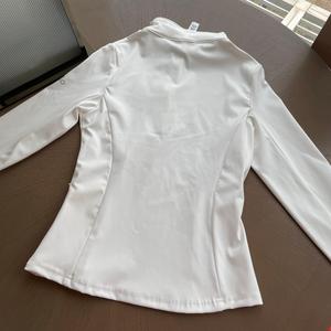 Vente en gros de t-shirts à manches longues pour femmes AL0 personnalisés, de haute qualité, pour l'été, ensemble de vêtements de sport, tenue de <span class=keywords><strong>yoga</strong></span> - Product Image 4