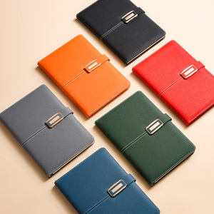 Новый деловой роскошный набор дневников A5, настраиваемый обновленный набор из искусственной кожи A5, подарочный набор для ноутбука с ручкой, термокружкой и USB - Product Image 6