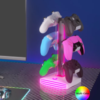 Honcam Équipement de jeu Décoration de la chambre Contrôleur d'installation de bureau Support pour casque d'écoute