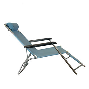 Nuevo estilo personalizado Color ajustable respaldo buena resistencia al desgaste fácil de limpiar doble reposabrazos silla plegable - Product Image 4