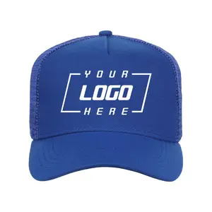 Individuelles Logo retro klassische Baseball-Schneckenaufnäher Netzverstellbare Trucker-Hüte