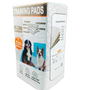 Tapis d'entraînement super absorbants anti-odeurs pour chiots, avec charbon de bois, autocollants antidérapants, en bambou et carbone pour animaux de compagnie - Product Image 1