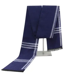 Multi Color Stripe scarf pashmina scarf cashmere Tassel shawl Boy Neckerchief Winter Scarf