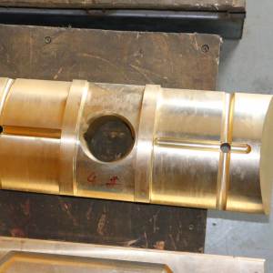 CuSn5Zn5Pb5 bloque deslizante Bloques deslizantes de cobre personalización Placa de desgaste de bronce - Product Image 3