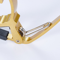JH Small Grip Aluminium Alloy Guitar & Ukulele Capo dengan Fungsi Modifikasi Nada