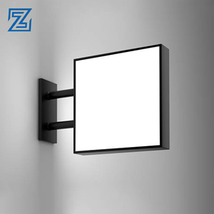 Tùy Chỉnh <span class=keywords><strong>LED</strong></span> Quảng Cáo Hộp Đèn Đăng Vuông Hình Dạng Đôi Mặt Luminous Lightbox Acrylic <span class=keywords><strong>Panel</strong></span> Khung Nhôm Cho Cửa Hàng - Product Image 5