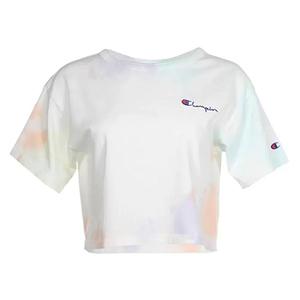 เสื้อเชิ้ตและเสื้อยืดสำหรับผู้หญิงสีคลาวด์สีย้อมแชมป์: สีชมพู/ขาว | ของแท้100% - Product Image 3